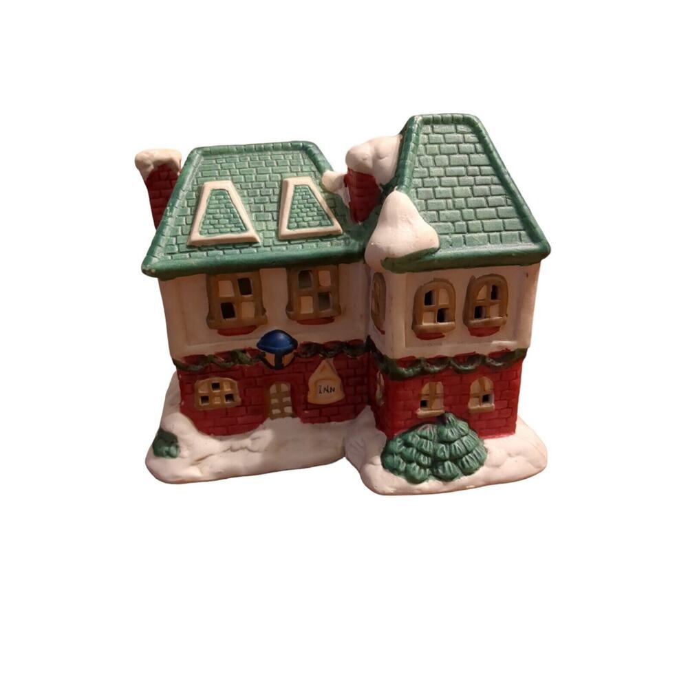 Holiday Traditions Lighted Porcelain House Christmas Village